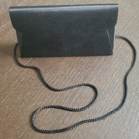 ENVELOPE PURSE CLUTCH Valerie Stevens Crossbody Black - Picture 5 of 5